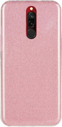 forcell shining back cover case for xiaomi redmi 8 redmi 8a pink photo
