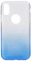 forcell shining back cover case for samsung galaxy a51 clear blue photo