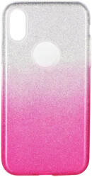 forcell shining back cover case for samsung galaxy a51 clear pink photo