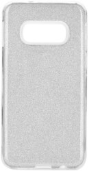 forcell shining back cover case for samsung galaxy s20 plus s11 silver photo