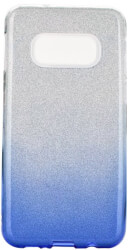 forcell shining back cover case for samsung galaxy s20 s11e clear blue photo