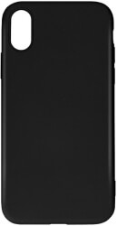 forcell silicone lite back cover case for iphone 8 black photo