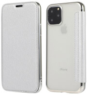 forcell electro book flip case for samsung a40 silver photo
