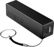 logilink pa0156 mobile power bank 2200mah black with keychain photo