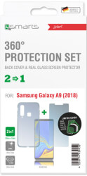 4smarts 360 protection set limited cover for samsung galaxy a9 2018 clear photo