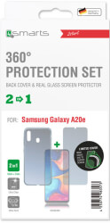 4SMARTS 360° PROTECTION SET LIMITED COVER FOR SAMSUNG GALAXY A20E CLEAR