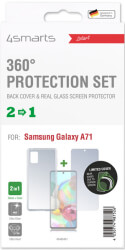 4smarts 360 protection set limited cover for samsung galaxy a71 clear photo