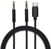 4smarts active usb type c 35mm aux to 35mm aux audio cable soundcord digital 12m fabric black photo