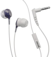 maxell cloud 9 earphones with mic white photo