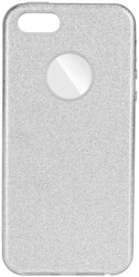 forcell shining back cover case for huawei p40 lite e silver photo