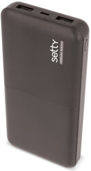 setty power bank 10000 mah black photo