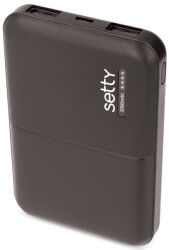 setty power bank 5000 mah black photo