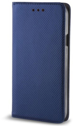 smart magnet flip case for huawei p40 navy blue photo