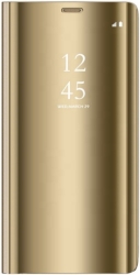 smart clear view flip case for huawei p40 lite gold photo smart clear view flip case for huawei p40 lite gold photo