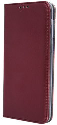 smart magnetic flip case for huawei p40 burgundy photo