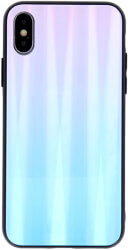 aurora glass back cover case for samsung s20 plus blue pink photo