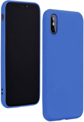 forcell silicone lite back cover case for samsung galaxy a41 blue photo