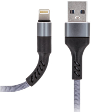 maxlife cable mxuc 01 for iphone ipad ipod 8 pin fast charge 2a grey photo