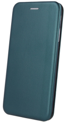 smart diva flip case for lg k40s dark green photo
