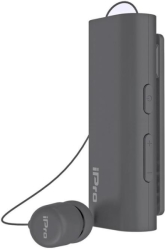 ipro rh519 stereo bluetooth headset retractable grey photo