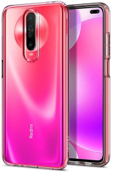 spigen liquid crystal back cover for xiaomi pocophone x2 redmi k30 transparent photo