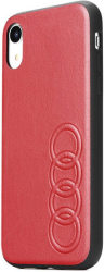 original audi leather case au tpupcip11 tt d1 rd for apple iphone 11 pro red photo