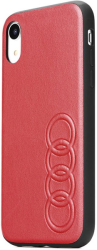 original audi leather case au tpupcipxs tt d1 rd for apple iphone x xs red photo