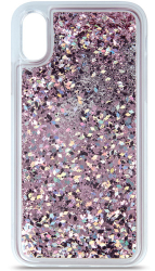 liquid sparkle tpu back cover case for samsung a21s purple photo
