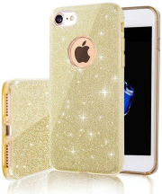 glitter 3in1 back cover case for samsung a21s gold photo