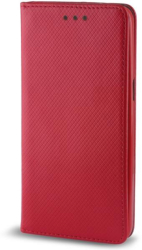 smart magnet flip case for samsung a21s red photo