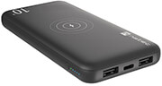 extreme media npb 1556 trevi wireless 10000mah powerbank black photo