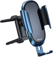 baseus future gravity smartphone holder for vehicle round air outlet blue photo