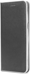 luna book silver flip case for huawei y6p black photo
