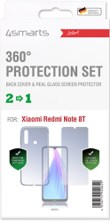 4smarts 360 protection set for xiaomi redmi note 8t clear photo