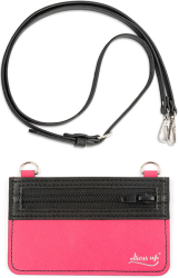 dressup by 4smarts zip with lanyard berry pink photo