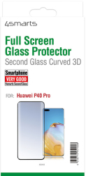 4smarts second glass curved 3d for huawei p40 pro black photo