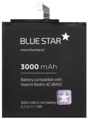 blue star battery for xiaomi redmi 4c bm35 3000 mah li ion photo