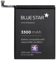 blue star battery for xiaomi mi8 lite bm3j 3300 mah li ion photo