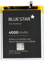 blue star battery for xiaomi redmi note 7a bn49 4000 mah li ion photo
