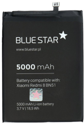 blue star battery for xiaomi redmi 8 bn51 5000 mah li ion photo