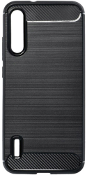 forcell carbon back cover case for xiaomi mi 10 black photo