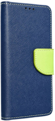 fancy book flip case for xiaomi note 9 pro navy lime photo