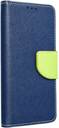 fancy book flip case for xiaomi note 9s navy lime photo