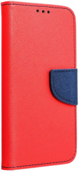 fancy book flip case for xiaomi redmi note 9 red navy photo