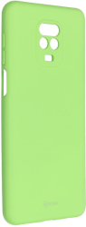 roar colorful jelly back cover case for xiaomi redmi note 9 pro lime photo