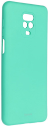 roar colorful jelly back cover case for xiaomi redmi note 9 pro mint photo