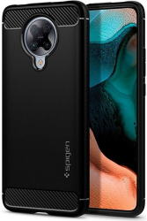 spigen rugged armor for xiaomi pocophone f2 matte black photo