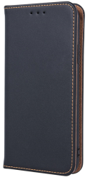 genuine leather flip case smart pro for xiaomi redmi 8 black photo