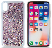 liquid sparkle tpu back cover case for xiaomi redmi 7a purple photo