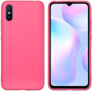 silicon back cover case for xiaomi redmi 9a pink photo